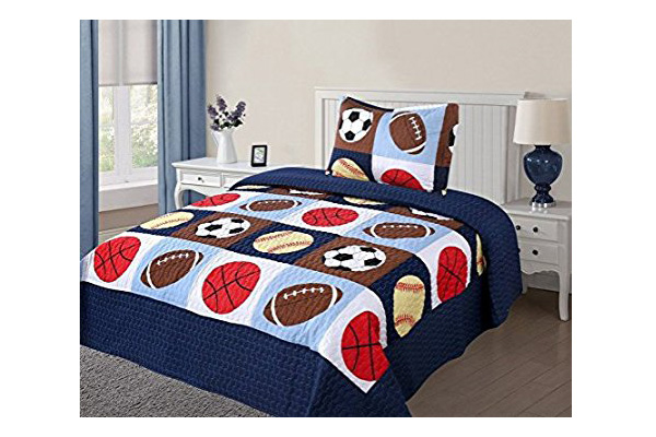 Quilt Bedspread set for KidsTwin size two pieces