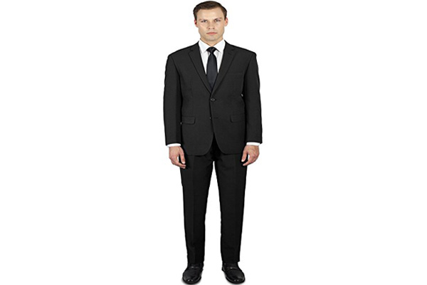 Mens two button suit 